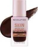 Тональная основа-сыворотка Makeup Revolution Skin Silk Serum сатиновая увлажняющая, 23 мл, оттенок F20 — фото 1