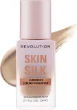 Тональная основа-сыворотка Makeup Revolution Skin Silk Serum сатиновая увлажняющая, 23 мл, оттенок F6.7NC — фото 1