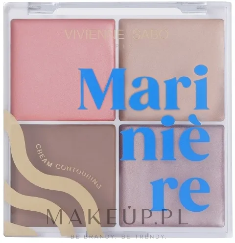 Палетка для контуринга лица Vivienne Sabo Cream Contouring Palette