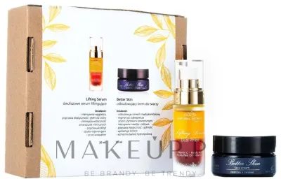 Набор Natural Secrets Perfect Look крем для лица с церамидами 50 мл и сыворотка 20 мл для зрелой кожи