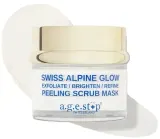 A.G.E. Stop Swiss Alpine Glow Peeling Scrub Mask пилинг-скраб-маска для лица с молочной кислотой и эдельвейсом 50 мл — фото 1