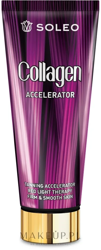 Лосьон для лица и тела Soleo Collagen Accelerator для загара с зеленым чаем 200 мл