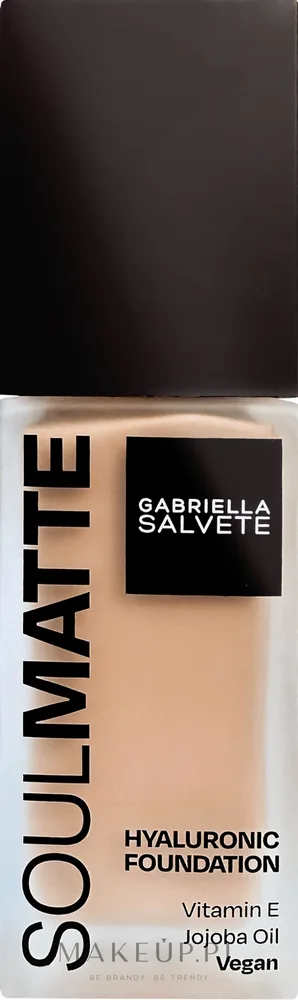 Тональная основа Gabriella Salvete Soulmatte Hyaluronic Foundation матирующая увлажняющая, 30 мл, оттенок 05 - Warm Tan