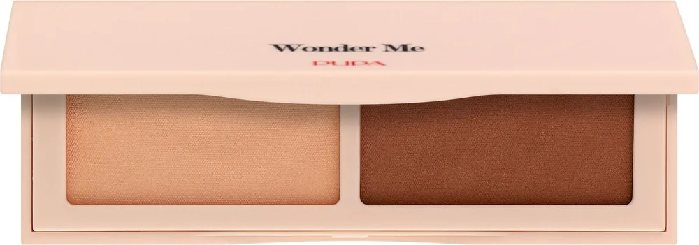Палетка для контуринга лица Pupa Wonder Me Natural Sculpt Contouring Face Powder Duo, оттенок 002 - Medium
