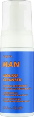 Pupa Man Mousse Cleanser очищающий мусс для лица с мятой, миртом и AHA для мужчин 100 мл