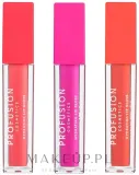 Набор увлажняющих блесков для губ Profusion Cosmetics Lip Trio Brights 3 оттенка по 5 мл — фото 2
