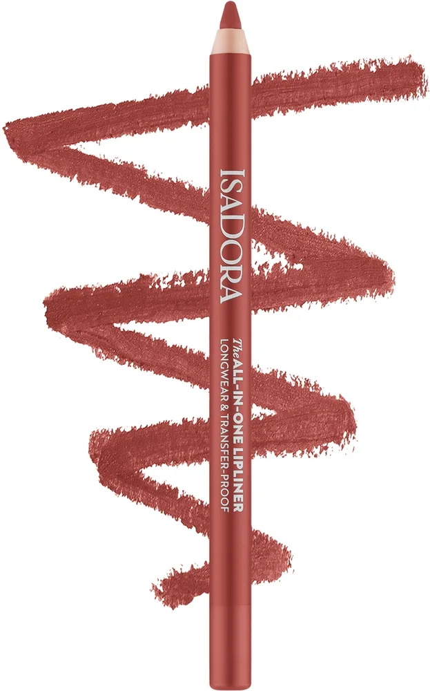 Контурный карандаш для губ IsaDora All-In-One Lipliner, оттенок 02 - Dusty Rose