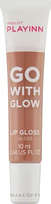Блеск для губ Inglot Playinn Go With Glow полупрозрачный, с глянцевым финишем, 10 мл