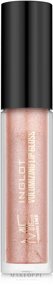 Блеск для губ Inglot Jennifer Me Like с эффектом объёма, оттенок 62 - Clear