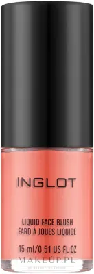 Румяна для лица Inglot Liquid Face Blush жидкие, с естественным финишем, 15 мл