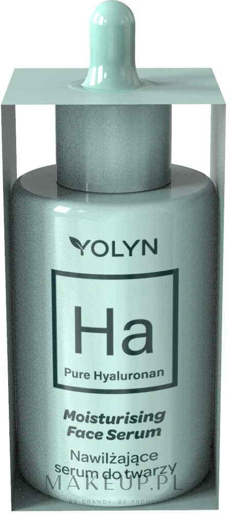 Yolyn Pure Hyaluronan Moisturising увлажняющая сыворотка с гиалуроновой кислотой, коллагеном и эластином для лица, 30 мл