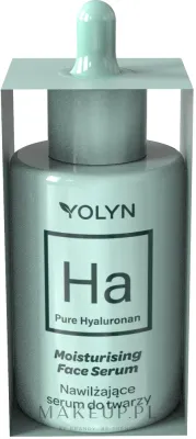 Yolyn Pure Hyaluronan Moisturising увлажняющая сыворотка с гиалуроновой кислотой, коллагеном и эластином для лица, 30 мл