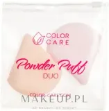 Набор треугольных пуховок для пудры Color Care Powder Puff Duo 2 шт — фото 1