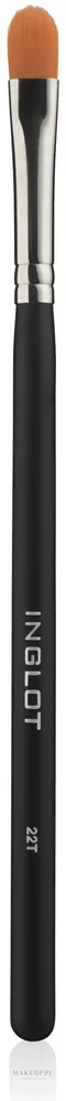 Плоская кисть для консилера Inglot Makeup Brush 22T из ворса таклон