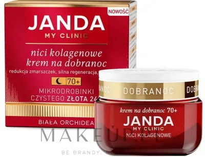 Крем для лица Janda My Clinic Collagen Threads ночной с коллагеном 70+ 50 мл