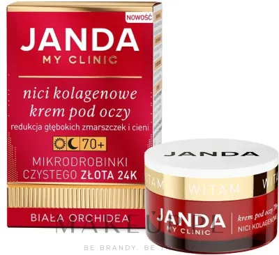 Крем для кожи вокруг глаз Janda My Clinic Collagen Threads 70+ с 24-каратным золотом 15 мл