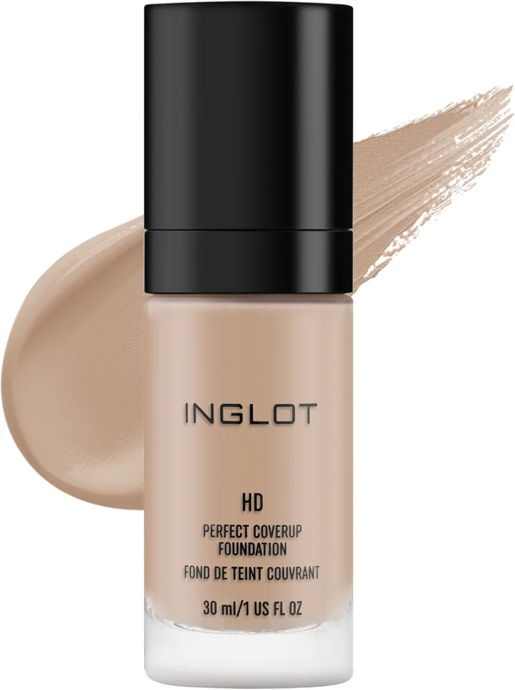 Тональная основа Inglot HD Perfect Coverup Foundation стойкая кроющая, 30 мл, оттенок 79