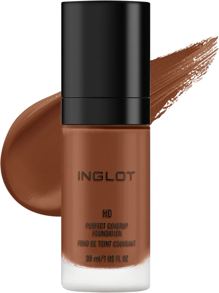 Тональная основа Inglot HD Perfect Coverup Foundation стойкая кроющая, 30 мл, оттенок 86