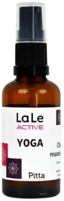 Масло для массажа тела La-Le Active Yoga Pitta аюрведическое с мятой и розой