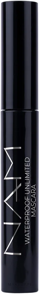 NAM Make Up Wodoodporny tusz do rzęs - Тушь для ресниц NAM Waterproof Unlimited Mascara водостойкая, уплотняет и разделяет ресницы, 8 г