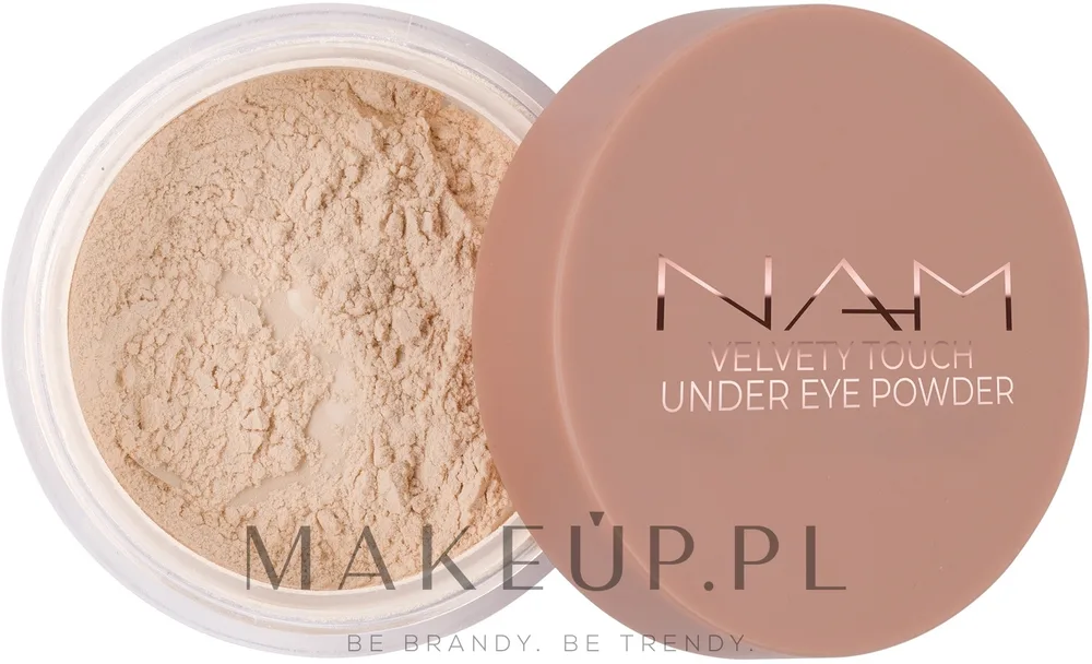 NAM Make Up Puder do okolic oczu - Пудра для зоны под глазами NAM Velvety Touch Under Eye, полупрозрачная, 3 г