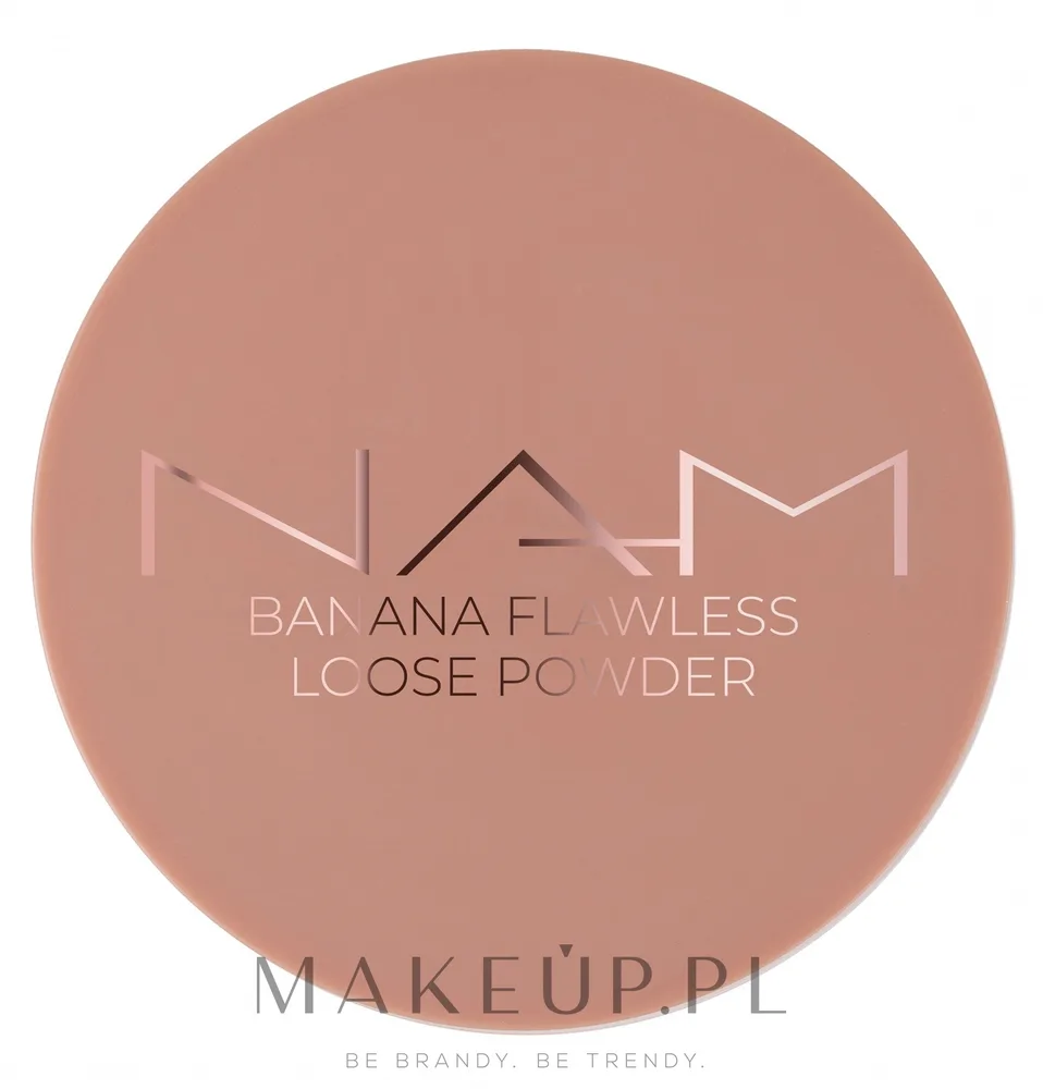 NAM Make Up Sypki bananowy puder do twarzy - Банановая пудра NAM Banana Flawless Loose Powder рассыпчатая, 8 г
