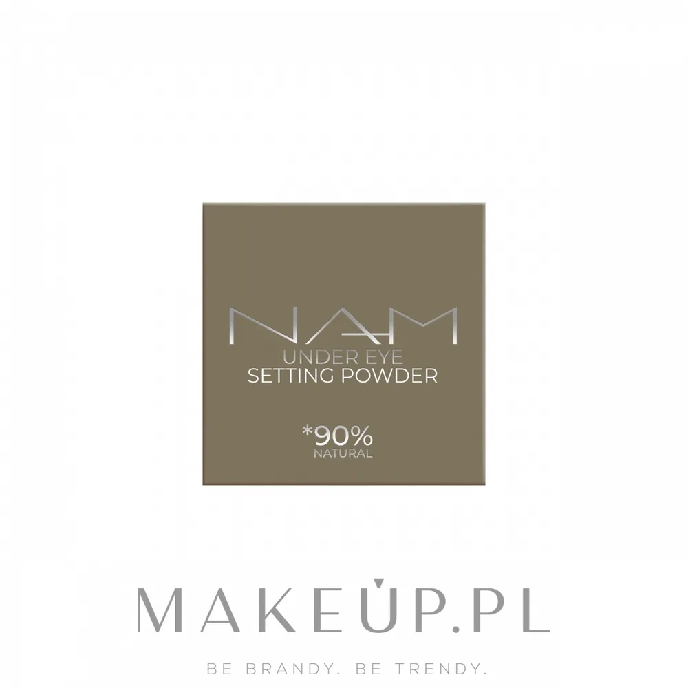 NAM Make Up Rozświetlający puder pod oczy - Пудра под глаза NAM Under Eye Setting Powder фиксирующая, 8 г