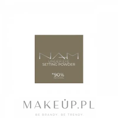 NAM Make Up Rozświetlający puder pod oczy - Пудра под глаза NAM Under Eye Setting Powder фиксирующая, 8 г