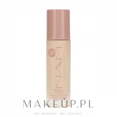 NAM Make Up Podkład do twarzy - Тональная основа NAM Dewy Foundation веганская сияющая увлажняющая, 30 мл