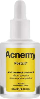 Acnemy Postzit сыворотка-корректор следов постакне с ниацинамидом, азелоглицином и кислотами AHA/BHA для лица, 30 мл