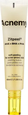 Acnemy Zitpeel AHA + BHA + PHA деликатный кислотный пилинг для склонной к высыпаниям кожи 40 мл