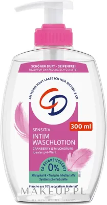 CD Intimate Hygiene Lotion with Cranberry — средство для интимной гигиены с экстрактом клюквы и молочной кислотой, 300 мл