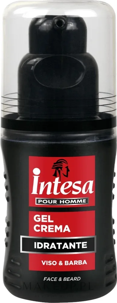 Гель-крем для лица и бороды Intesa Pour Homme увлажняющий мужской 100 мл