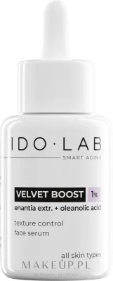 Idolab Velvet Boost Texture Control — разглаживающая сыворотка с экстрактом энантии и аминокислотами, 30 мл