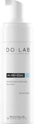 Idolab Aloe + Zinc Detoxifying очищающая пенка с алоэ, пантенолом и бисабололом 150 мл