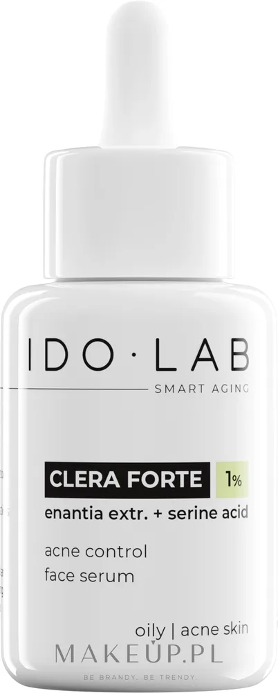 Idolab Clera Forte Acne Control — сыворотка для жирной и проблемной кожи с экстрактом энантии, 30 мл