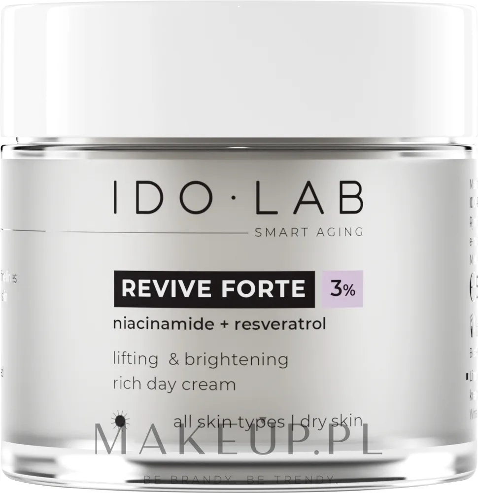 Крем для лица дневной Idolab Revive Forte 3% с эффектом лифтинга 50 мл