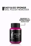 Жидкость для снятия лака Flormar Easy Go Sponge Nail Polish Remover с губкой, не требует ватного диска, 75 мл — фото 2