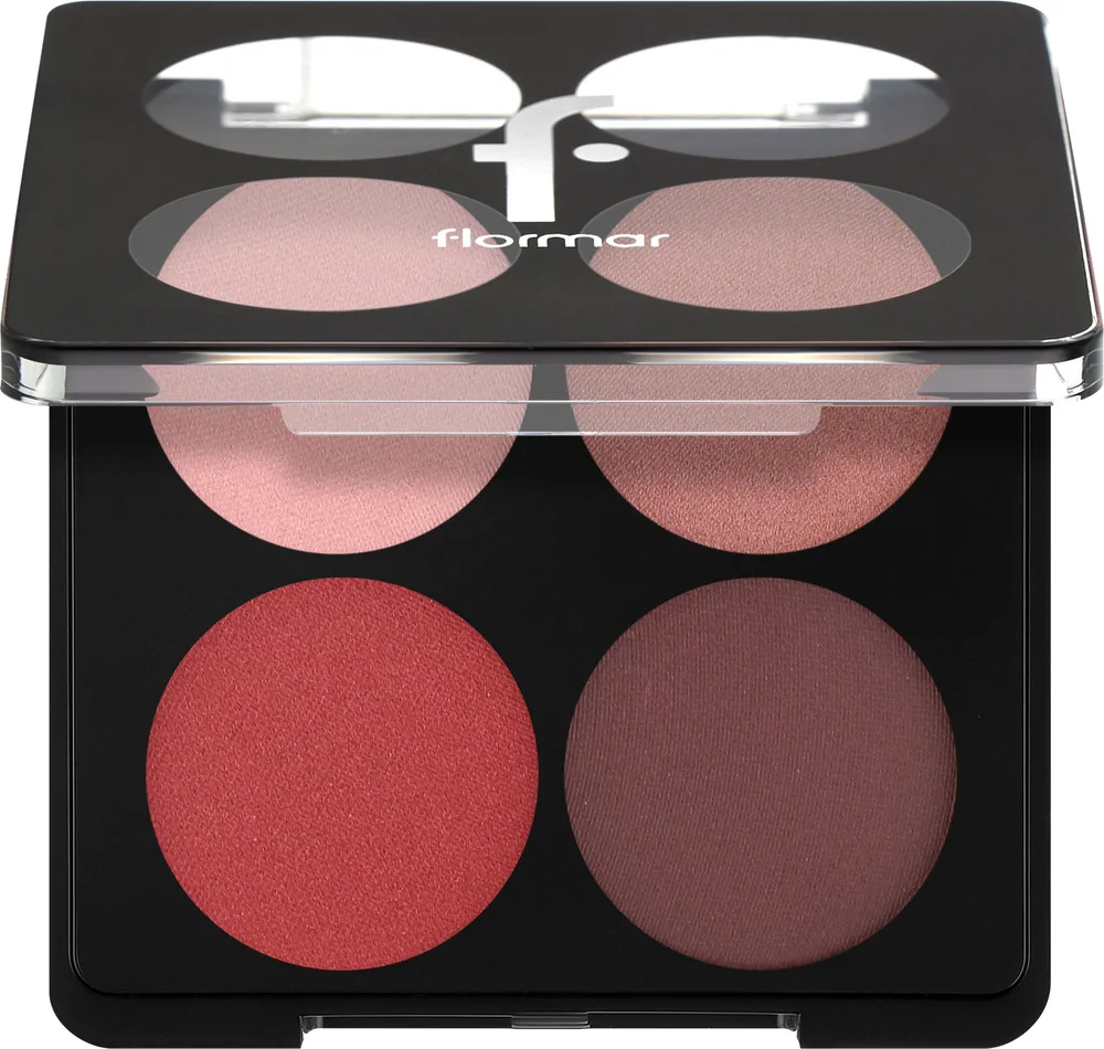 Палетка теней для век Flormar Color Palette Eyeshadow 4 оттенка, оттенок 001 - Rising Star