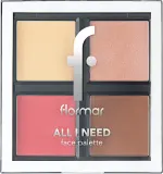 Палетка для макияжа лица Flormar All I Need Face Palette — фото 2