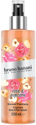 Спрей для тела и волос Bruno Banani Sweet Fantasy Rose & Popcorn