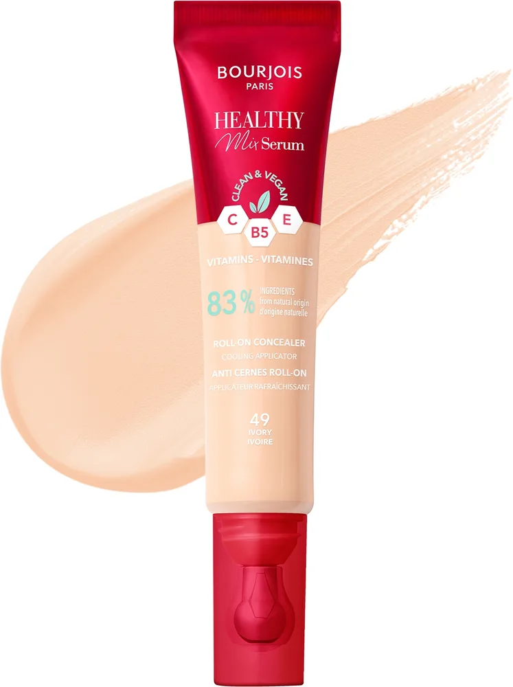 Корректор-ролик для лица Bourjois Healthy Mix Serum под глаза, оттенок 49N - Ivory