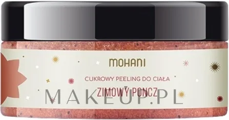 Mohani Mohani - Сахарный скраб для тела Зимний пунш с маслом ши и какао 160 г