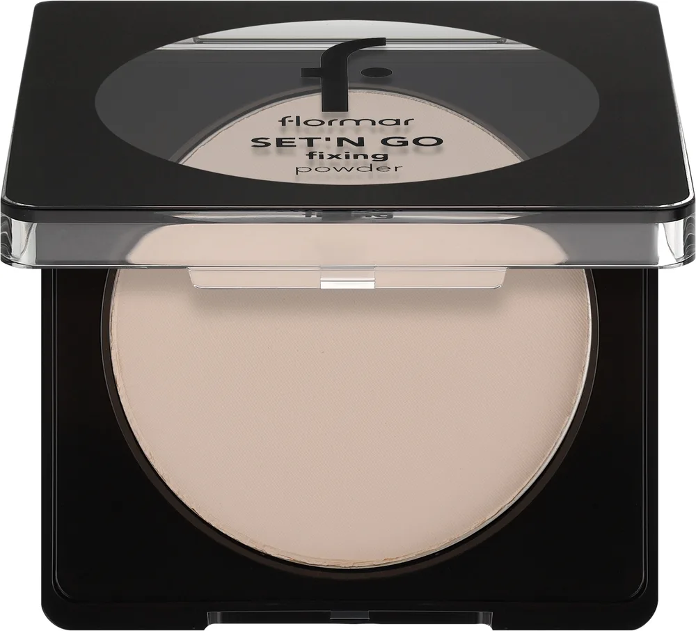 Фиксирующая пудра Flormar Set'N Go Fixing Powder для лица, 8 г, оттенок 01 - Bannana