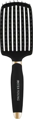 Щётка для волос Sister Young Ovia Hair Brush Black натуральная щетина