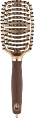 Щётка для волос Olivia Garden Expert Care Flex Boar Bristles Gold Brown
