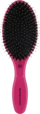 Щётка для волос Olivia Garden Expert Care Oval Boar & Nylon Bristles Pink