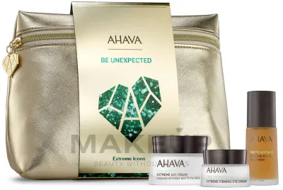 Набор Ahava Be Unexpected Extreme дневной крем 50 мл крем для области вокруг глаз 15 мл ночной крем 30 мл и косметичка