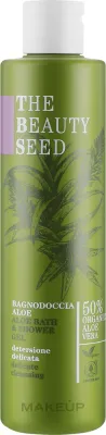 Гель для ванны и душа Bioearth The Beauty Seed с алоэ вера, 250 мл