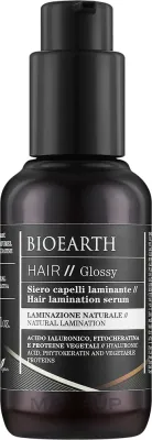 Ламинирующая сыворотка для блеска волос Bioearth Glossy Hair Lamination Serum, 100 мл